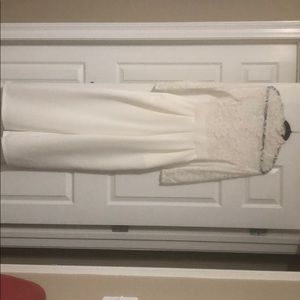 Lace Top White Jumpsuit